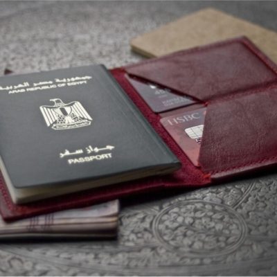MakladWali's genuine leather passport sleeve for corporate gifts.